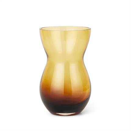 Holmegaard Calabas Duo Vase - H: 21 cm - Burgundy/Amber