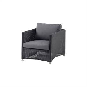 Cane-line Diamond loungestol - Weave - inkl. hynder 