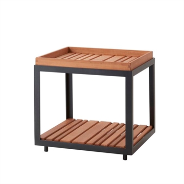 Cane-line Level sidebord - firkantet - teak