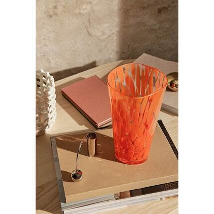 Ferm Living Casca Vase - Poppy red