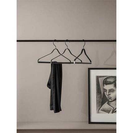 Ferm Living Coat hanger - set of 3 - Black