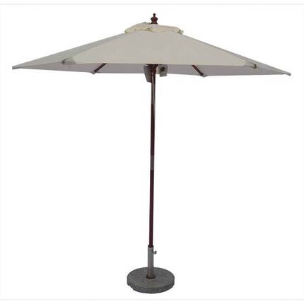 Geneve parasol - 2,5 meter - natur