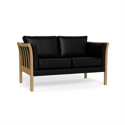 Dorte 2 personers lædersofa