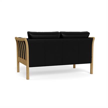 Dorte 2 personers lædersofa