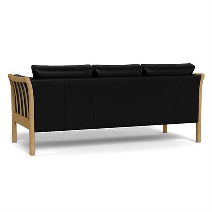 Dorte 3 personers lædersofa