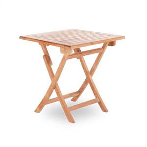 Havebord i massiv teak 70 x 70 cm