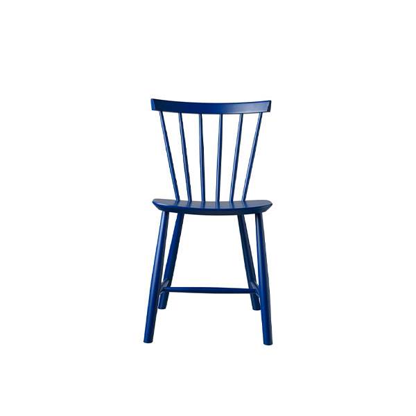 Se FDB Møbler - J46 spisebordsstol - Svanemærket - Dark Blue hos Erling Christensen Møbler