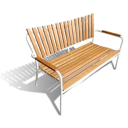 Eva havebænk - teak - 2-personers