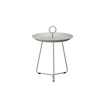 HOUE EYELET sidebord i beige - Ø45 cm 