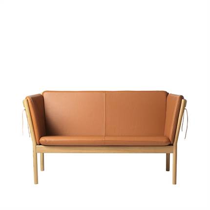 FDB J148 sofa læder cognac 