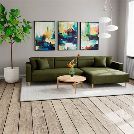 Fyn sofa med chaiselong