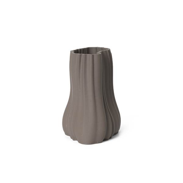 Ferm Living Moire vase H 20 cm - Antracite