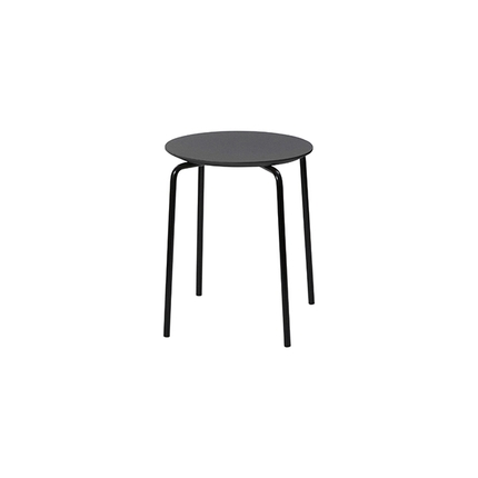 Ferm Living Herman taburet - charcoal/sort