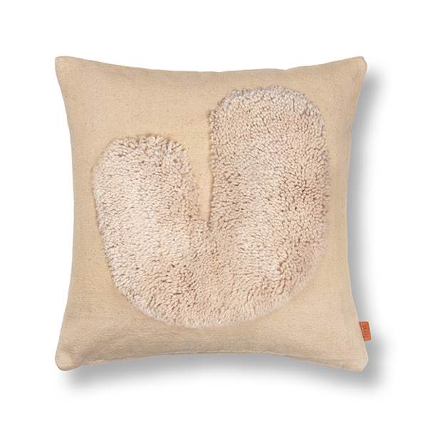 Ferm Living Lay pude - Sand/off white 
