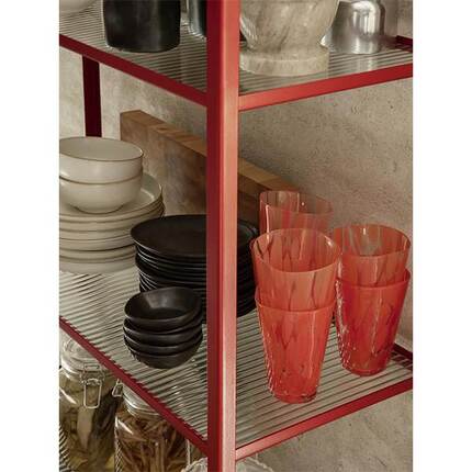 Ferm Living Casca glass - Poppy red 