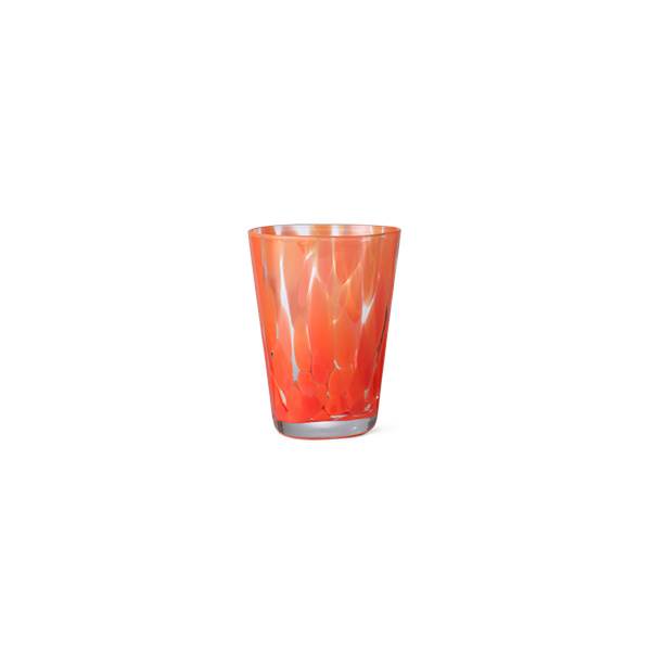 Ferm Living Casca glass - Poppy red 
