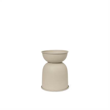 Ferm Living Hourglass Pot, extra small - Cashmere