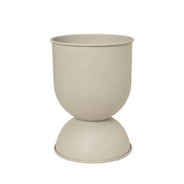 Ferm Living Hourglass Pot, large - Cashmere
