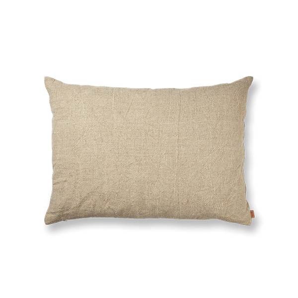 Ferm Living Heavy Linen cushion, large - Natural