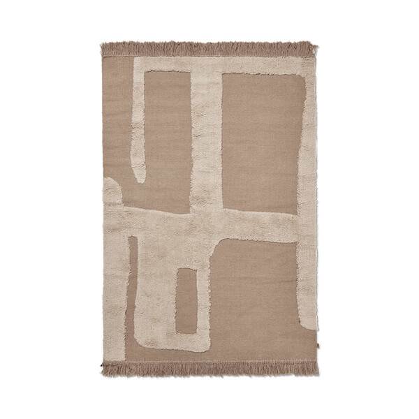 Ferm Living Alley Wool Rug - Natural