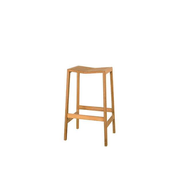Køb Cane-Line Flip barstol – Teaktræ