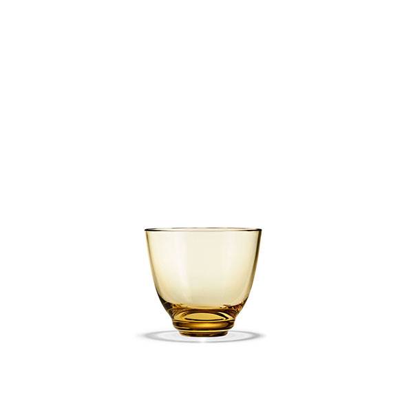 Se Holmegaard - Flow Vandglas, amber, 35 cl hos Erling Christensen Møbler