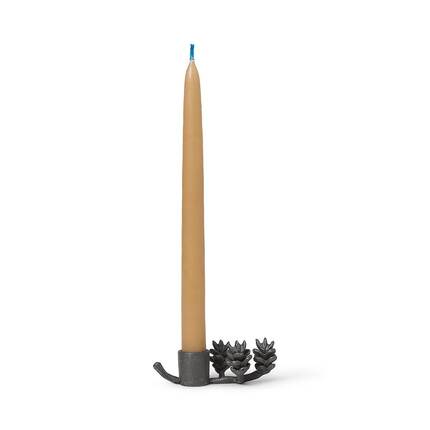 Ferm Living Forest candle holder - Black brass
