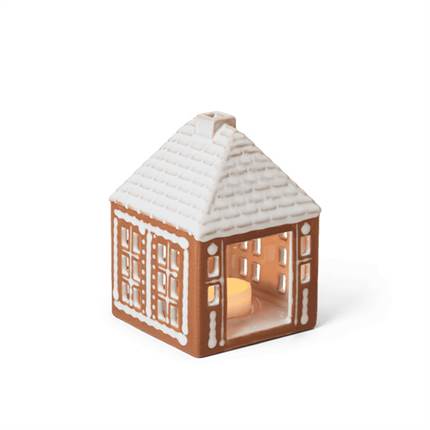 Kähler Gingerbread Lyshus lille - Brun