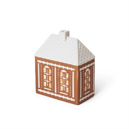 Kähler Gingerbread Lyshus mellem - Brun