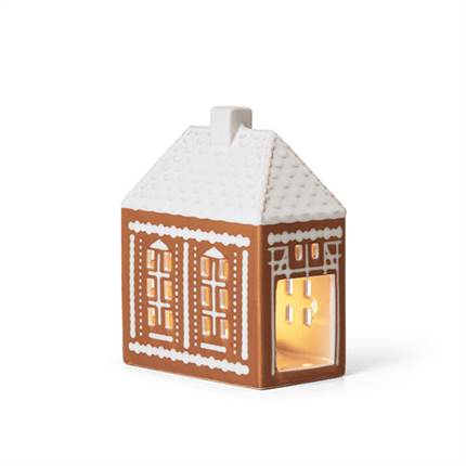 Kähler Gingerbread Lyshus mellem - Brun