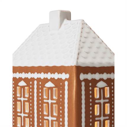 Kähler Gingerbread Lyshus mellem - Brun