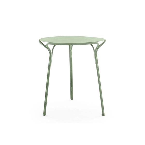 Kartell Hiray rundt havebord, É: 65 cm – Grøn