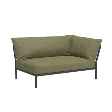 Udendørs hjørnesofa i lys grøn