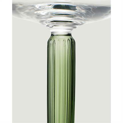 Kähler Hammershøi Rødvinsglas - 49 cl, 2 stk - Grøn stilk