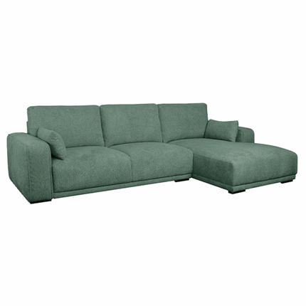 California sofa med chaiselong - Højrevendt - Grøn