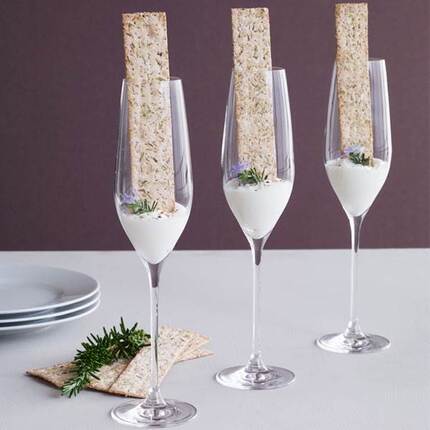 Holmegaard Cabernet Champagneglas 29 c
