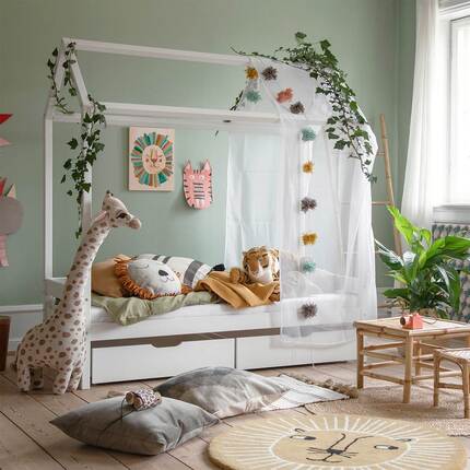 Hoppekids IDA-MARIE Husseng 70x160 cm - Hvid 
