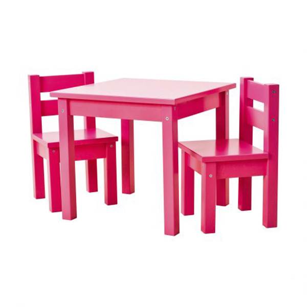 Hoppekids MADS Børnesæt - bord og 2 stole - Baroque rose