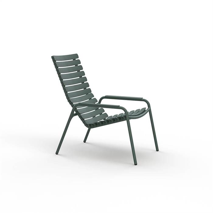 Se ReClips Lounge chair - Olive green - HOUE hos Erling Christensen Møbler