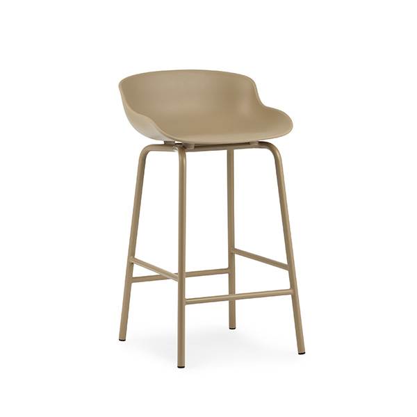 Køb Normann Copenhagen Hyg barstol – stål/sand 75 cm