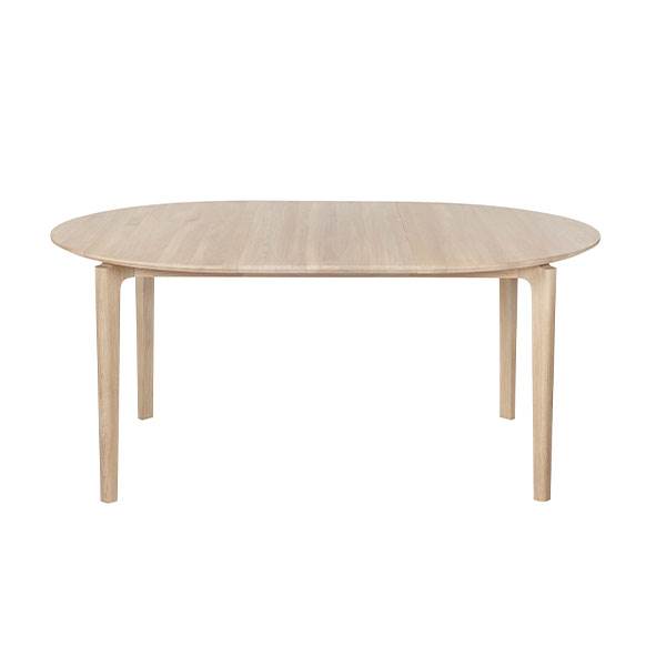 Haslev Ida spisebord - oval - 95x180 cm - røget eg