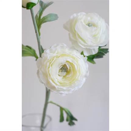 Specktrum Artificial Flowers Ranunculus - White 