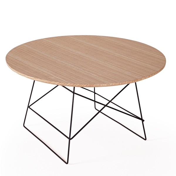 Se Innovation Living Grid bord - large - lys egetræsbordplade hos Erling Christensen Møbler