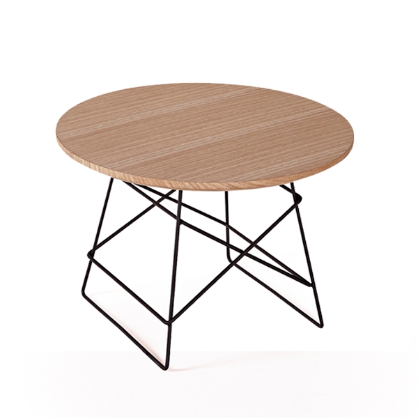 Se Innovation Living Grid bord - medium - lys egetræsbordplade hos Erling Christensen Møbler