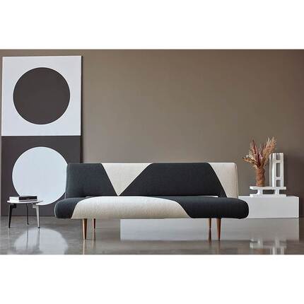 Innovation Living Unfurl sovesofa - White/Black - 120 x 200 cm
