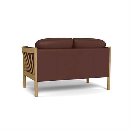 Julie 2 personers lædersofa