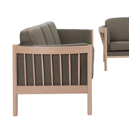 Julie sofa fra Topline set fra siden