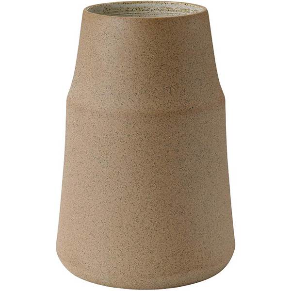 Knabstrup Clay vase h 18 cm - Warm sand