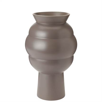 Knabstrup Tortus Archie vase NO 4, h 37 cm - Dark grey 