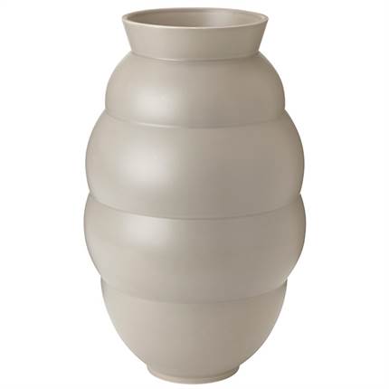 Knabstrup Tortus Archie vase No 5, h 41,5 cm - Light grey 